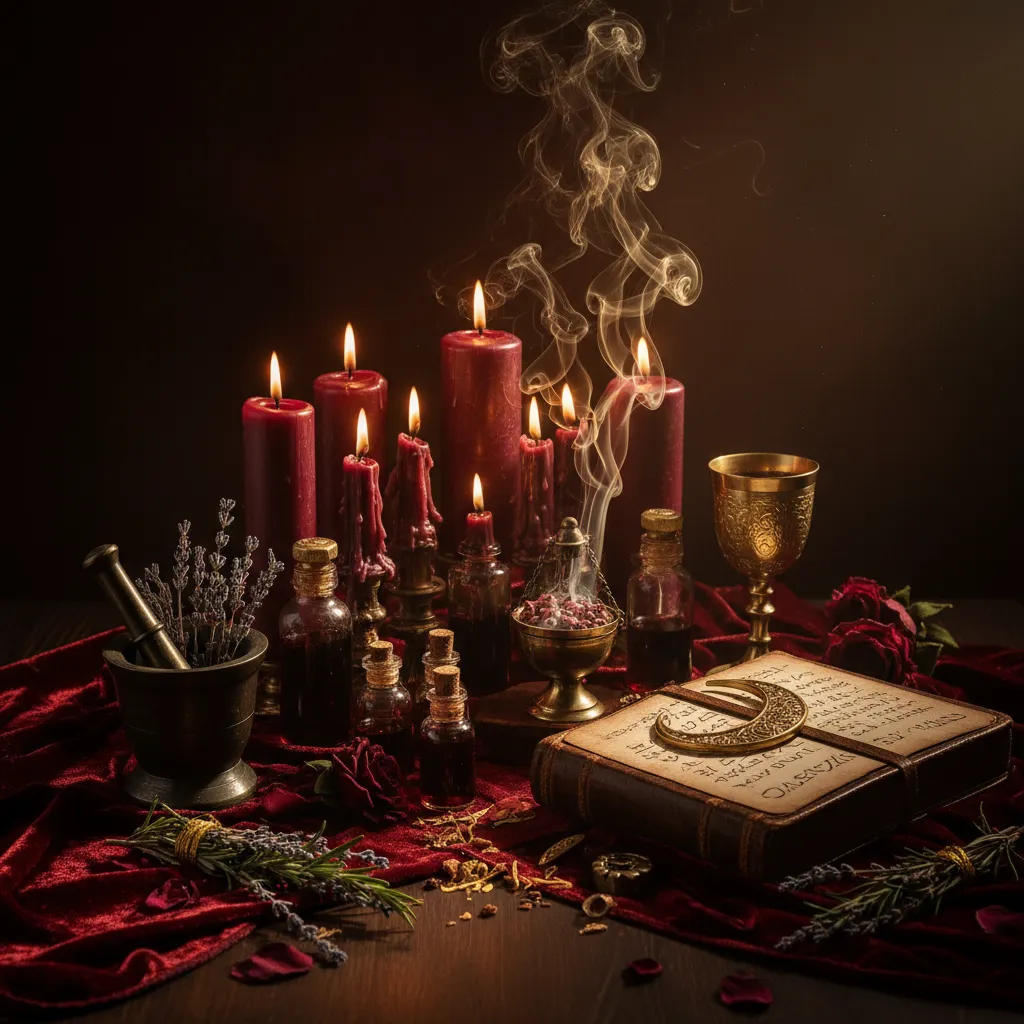 Hechizos: Materiales y accesorios indispensables para tus rituales