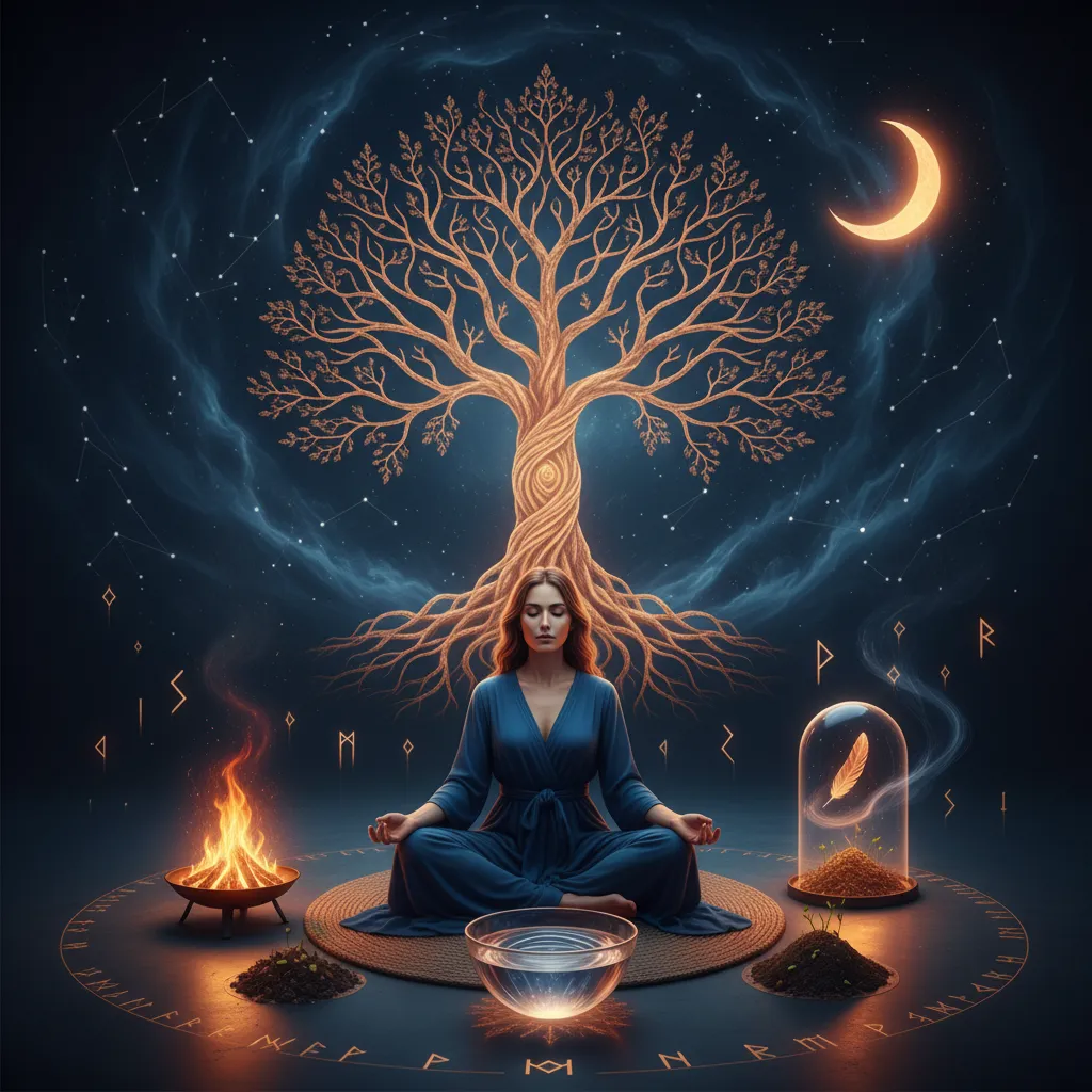 Meditación de los cuatro elementos: Guía paso a paso para tu ritual