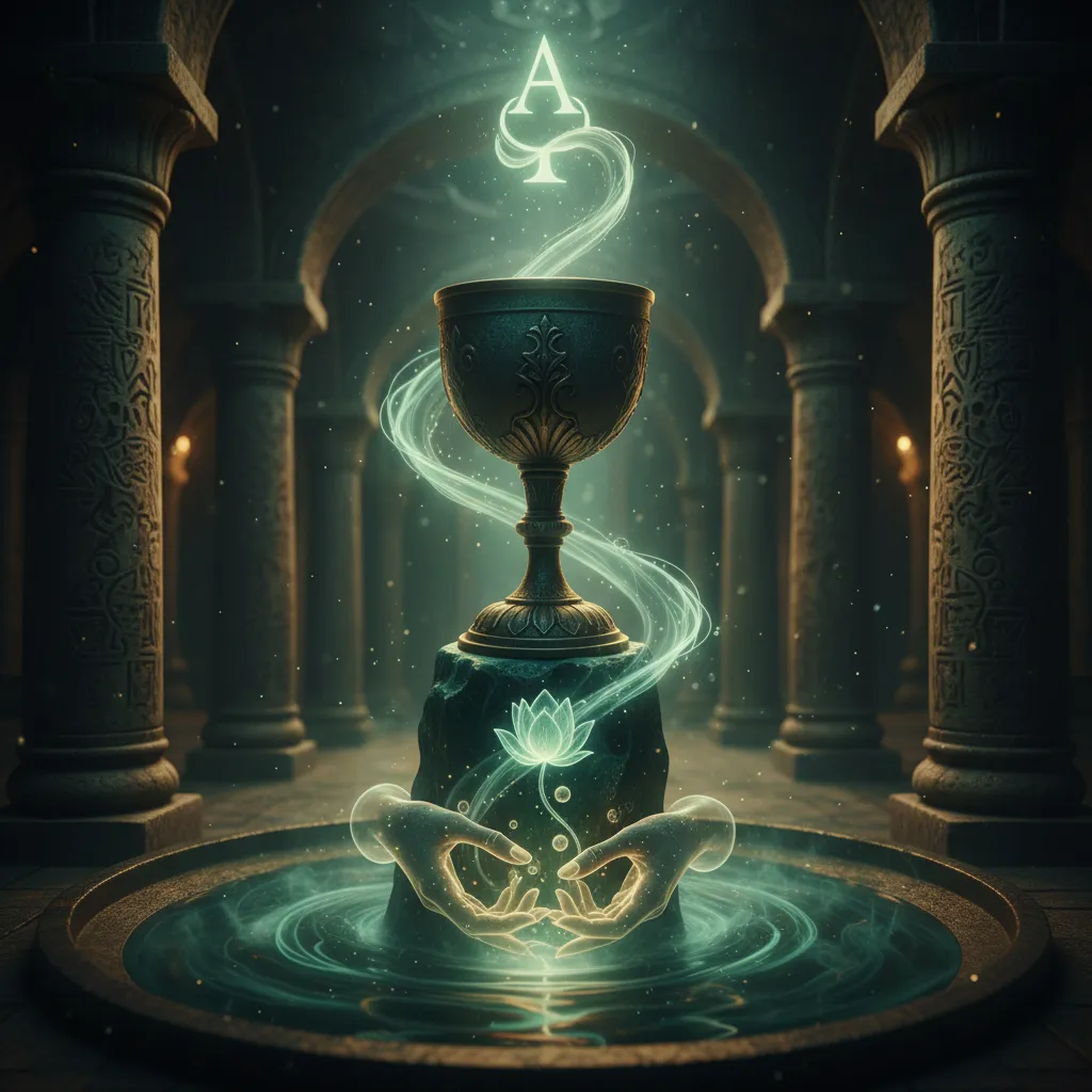 As de Copas: Significado, Intuición y Nuevos Comienzos en el Tarot