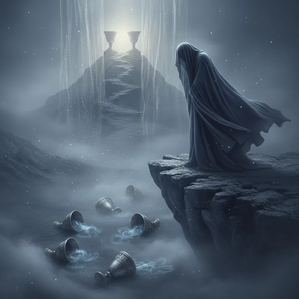 Cinco de Copas: Significado, Interpretación y Simbolismo en el Tarot